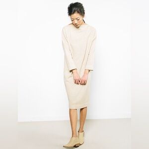 Elizabeth Suzann Eva Boatneck Wool Dress Medium